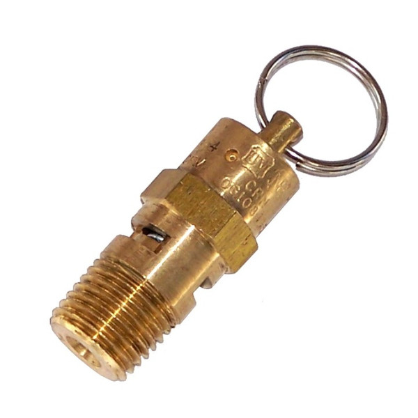 Kleinn Safety Valve - 1/4In M NPT - 175 PSI Rated Pop-Off Valve - 52175
