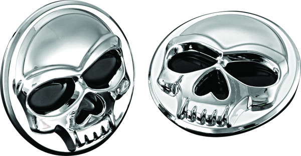 Kuryakyn Universal Zombie Medallions 2in Diameter Chrome - 1491