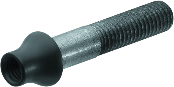 Kuryakyn Micro/Rhombus Replacement Rigid Adapter M8X40mm Threaded Stud Black - 2565