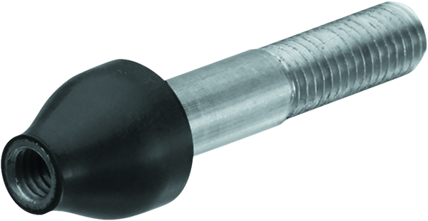 Kuryakyn Micro/Rhombus Replacement Rubber Adapter M8X40mm Threaded Stud Black - 2567