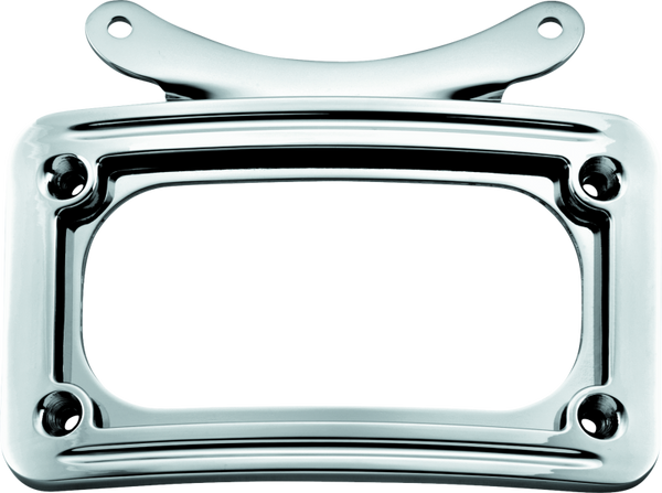 Kuryakyn Curved License Plate Frame Chrome - 3162