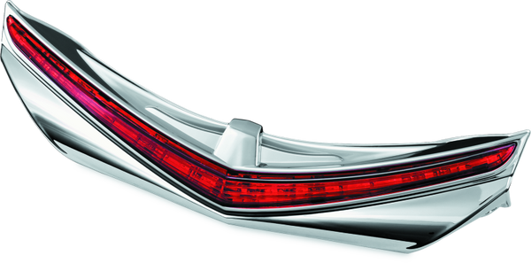 Kuryakyn L.E.D. Rear Fender Tip 12-17 GL1800 Chrome Red Lens - 3236