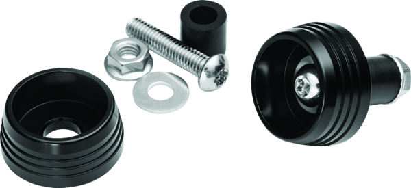 Kuryakyn Lodestar Axle Sliders Black - 3804