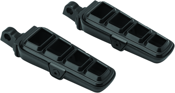 Kuryakyn Dillinger Pegs With Male Mount Adapter Satin Black - 6667