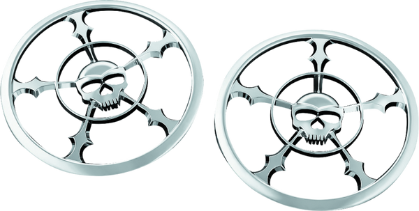 Kuryakyn Zombie Speaker Grill 14-Up Touring Chrome - 7373