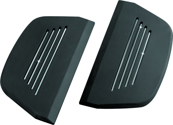 Kuryakyn Premium Passenger Board Inserts 86-Up Touring Models Black - 7554
