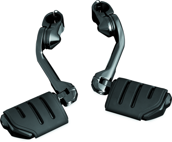 Kuryakyn Tour Tech Trident Dually 6in Back Arm With 1-1/4in Clamps Black - 7584