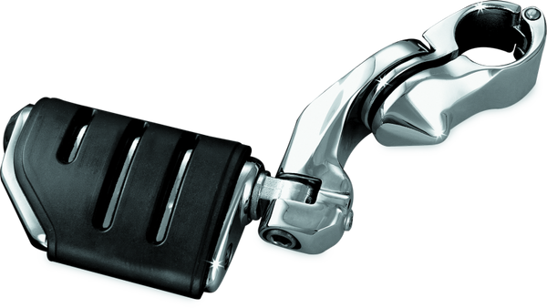 Kuryakyn Tour Tech Trident Dually 4in Back Arm With 1-1/4in Clamps Chrome - 7585