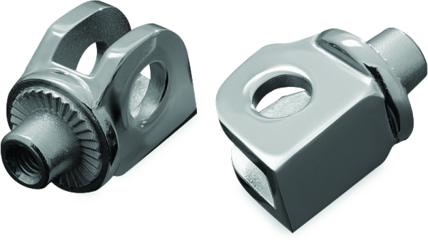 Kuryakyn Splined Peg Adapter Kawasaki Front Chrome - 8813