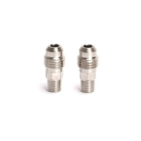 Turbosmart TS-0505-2008 Fitting Aluminum Natural Straight Male -3 AN to Male