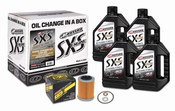 Maxima SXS Can-Am Oil Change Kit 5W-40 Full-Synthetic Maverick X3 - 90-469013-CA
