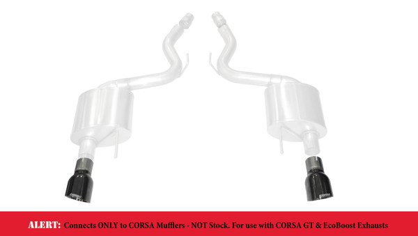 Corsa 14346BLK Single 4.5in. Black PVD Pro-Series Tip Kit