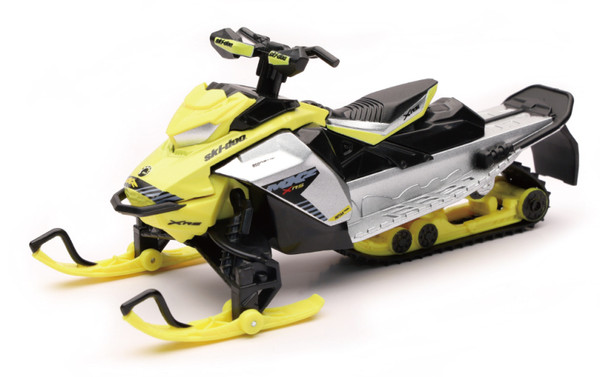 New Ray Toys Can-AM MXZ X-RS Snowmobile (Yellow)/ Scale - 1:20 - 58203