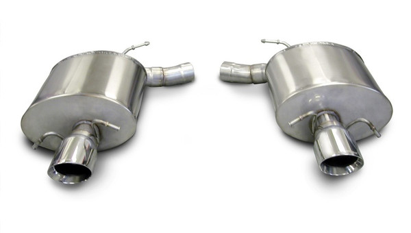 Corsa 14941 2.5" Axle-Back Dual Rear Exit with Single 4.0" Polished Tips