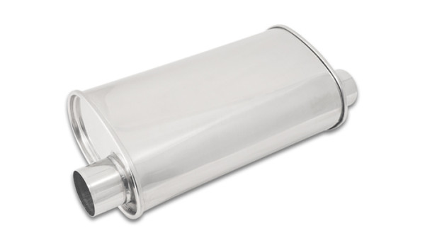 Vibrant 1129 Streetpower Oval Muffler 2.5" Inlet/Outlet