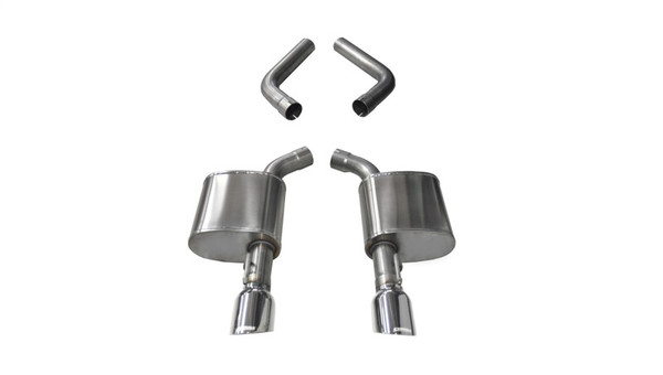 Corsa 21019 2.75in.Axle-Back Dual Rear Exit w/Single 4.5in.Polished Tips NEW