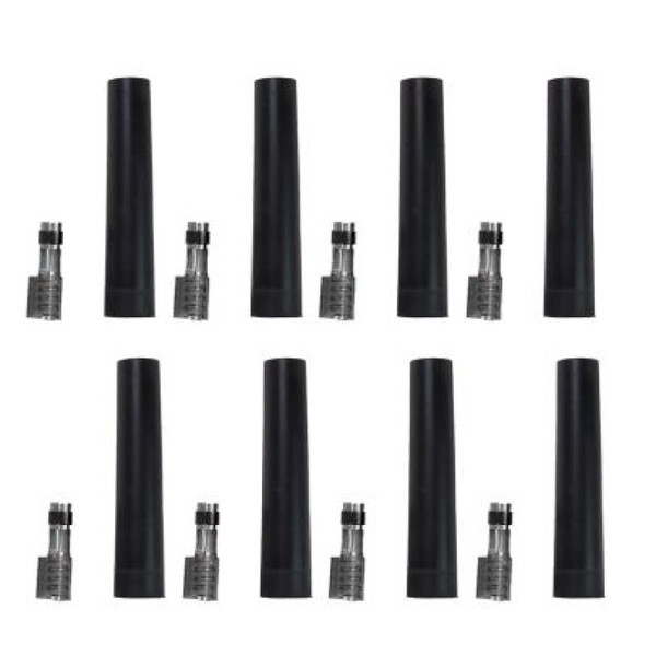 Moroso Ultra 40 Short Straight Ends Spark Plug Boot and Terminal Kit - Set of 8 - 73858