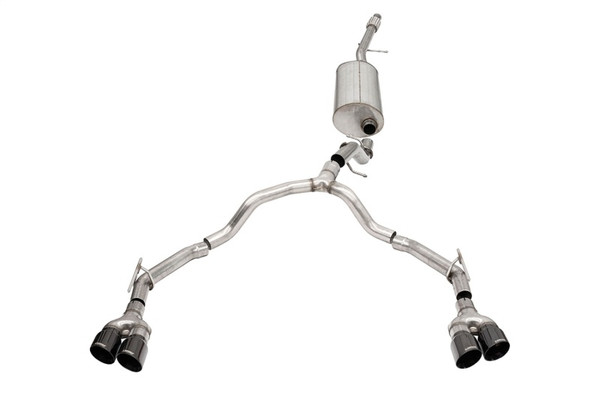 Corsa 21128BLK 3.0In Cat-Back Dre Twin 4.0In For Suburban Yukon XL 5.3L 2021-22