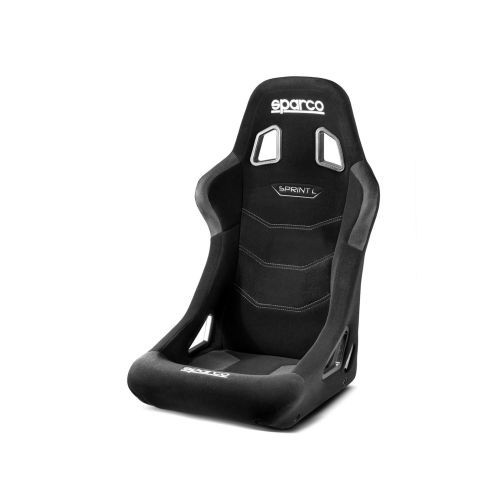 Sparco BRR0005B0K0100N Sprint-L Series Racing Seat Black Fabric