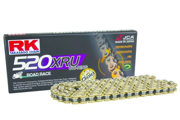 RK Chain GB520XRU-120L U-Ring - Gold - GB520XRU-120
