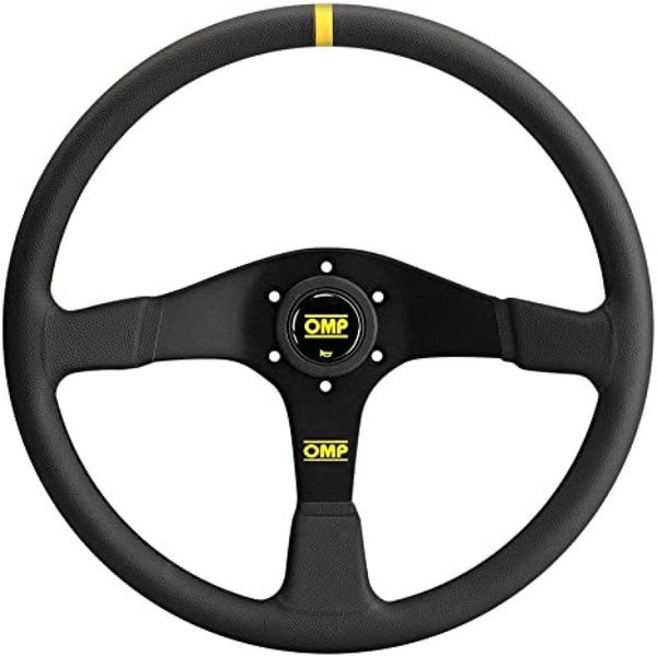 OMP Velocita 380 Flat 380mm - Small Suede (Black) - OD0-1987-071