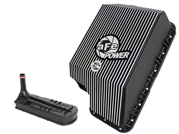 aFe Power 46-70122-1 Pro Series Transmission Pan Black with Machined Fins NEW