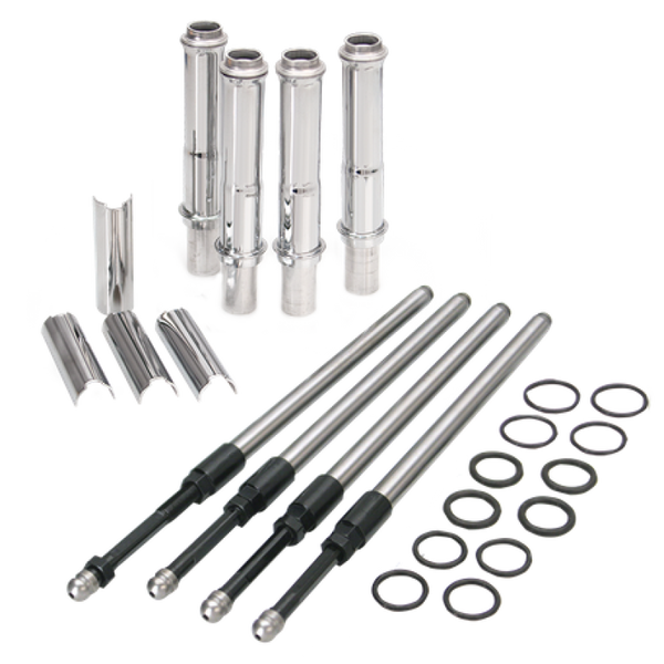 S&S Cycle 1999+ BT Stock Engine Height w/ 4.937in Length Cylinders Adjustable Pushrod Set - 106-6051