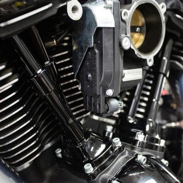 S&S Cycle 2017+ M8 Models Quickee Pushrods w/ Gloss Black Covers - 930-0137