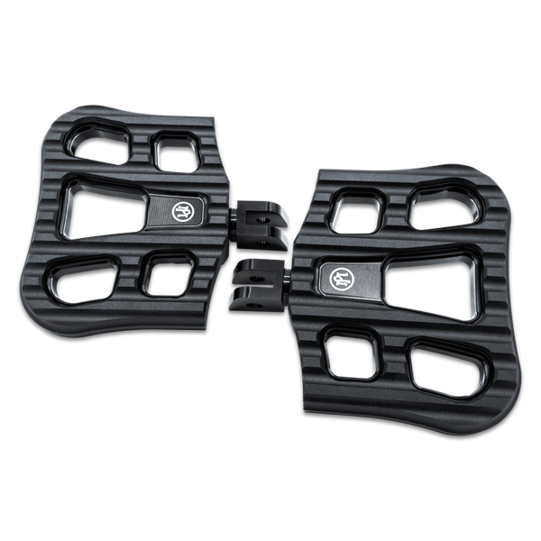 Performance Machine 18-24 M8 Softail Floorboard Assembly Mini Rider Drifter - Black Ops - 0036-1027-SMB