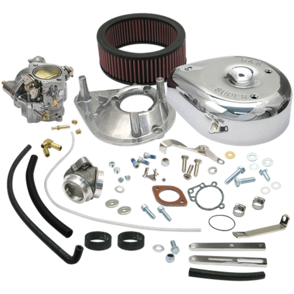 S&S Cycle 79-84 BT Models Super E Carburetor Kit -Standard Tanks - 11-0411