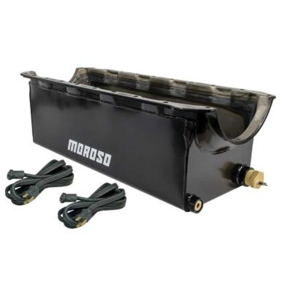 Moroso BBC Mk IV Monster Truck 7.75in Deep Wet Sump 9.5 Qt Steel Oil Pan - 20604