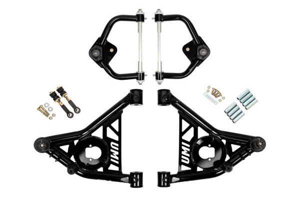 UMI Performance 70-81 GM F-Body Tubular Upper & Lower A-arm Kit - 265153-B