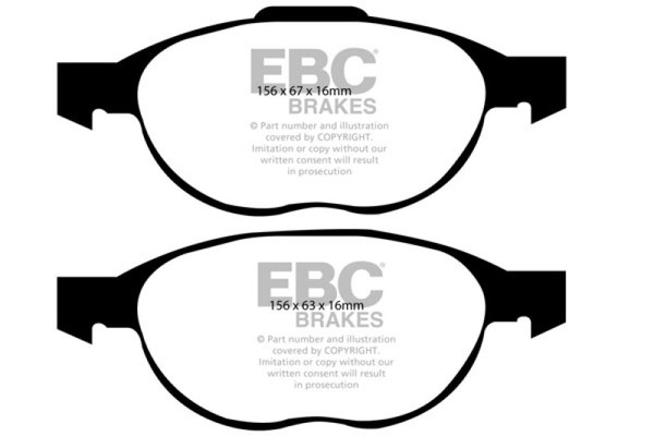 EBC DP21524 Disc Brake Pad Set For Ford Focus 2005-2007 NEW