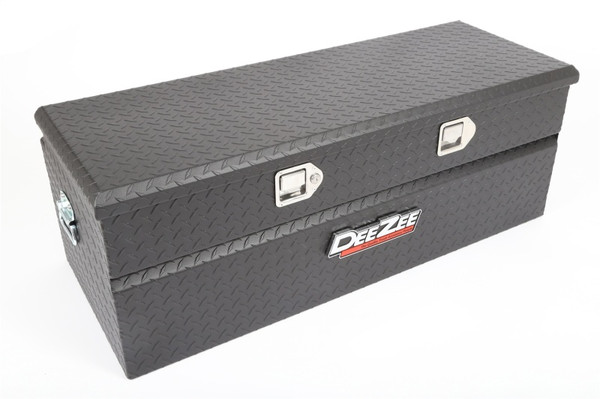 Deezee Universal Tool Box - Red Chest Black BT 46In (Txt Blk) - DZ8546TB