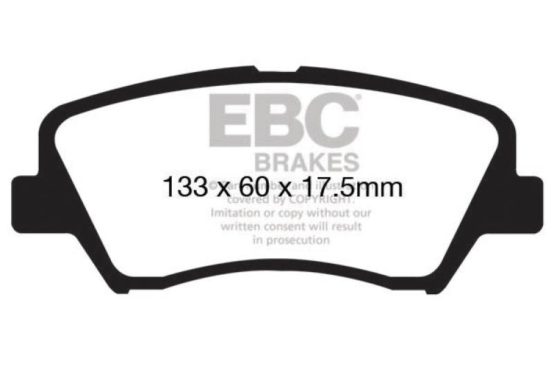 EBC DP31874C Disc Brake Pad Set For Hyundai Elantra 2013-2016 NEW
