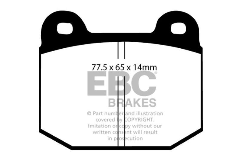 EBC DP3197/2C Disc Brake Pad Set For Lotus Elise 2005-2011 NEW
