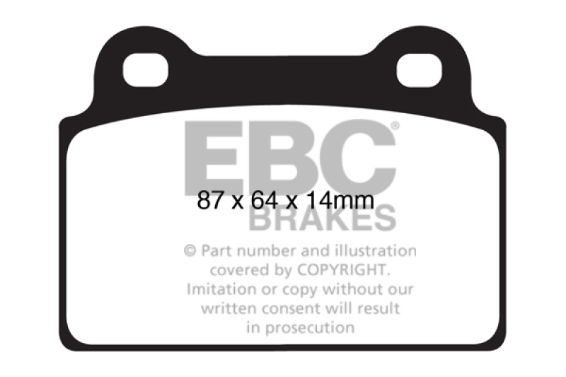 EBC DP31985C Disc Brake Pad Set For Mitsubishi Lancer 2008-2015 NEW