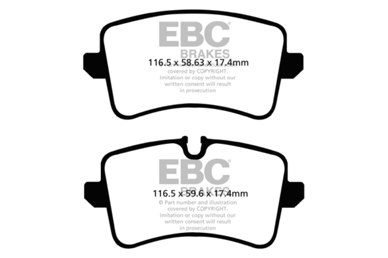 EBC DP32082C Disc Brake Pad Set For Audi A6 Quattro 2012-2018 NEW