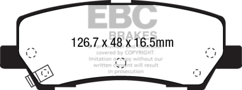 EBC DP33041C Disc Brake Pad Set For Ford Mustang 2015-2018 NEW