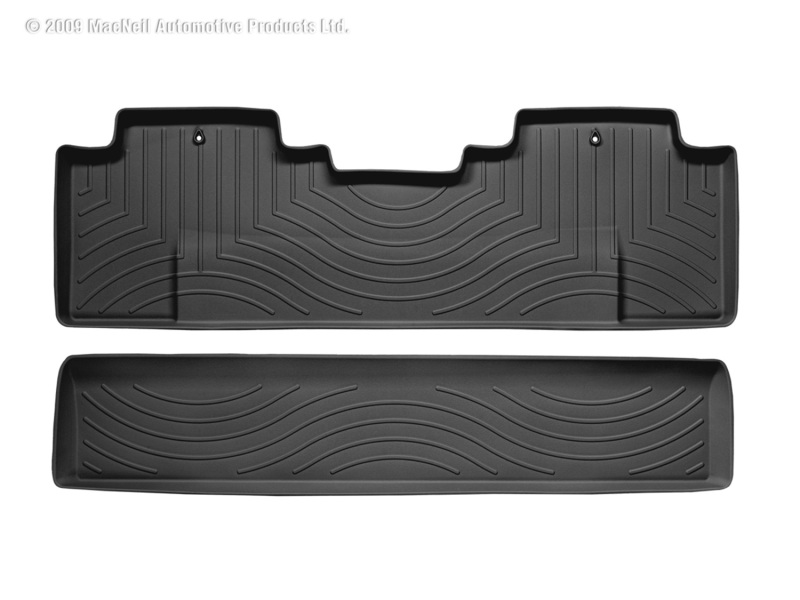 WeatherTech 06+ Honda Ridgeline Rear FloorLiner - Black - 440502