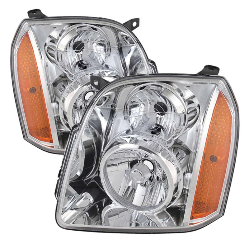 Xtune GMC Yukon/Yukon Xl 07-14 Crystal Headlights Chrome HD-JH-GMCY07-AM-C - 9027369