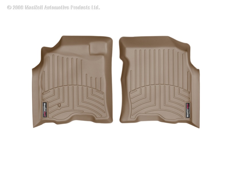 WeatherTech 04-06 Toyota Tundra Double Cab Front FloorLiner - Tan - 450301