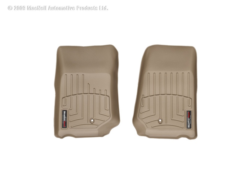 WeatherTech 07+ Jeep Wrangler Front FloorLiner - Tan - 451051