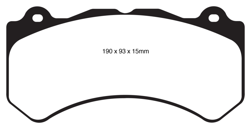 EBC DP41853R Disc Brake Pad Set For Jeep Grand Cherokee 2012-2018 NEW