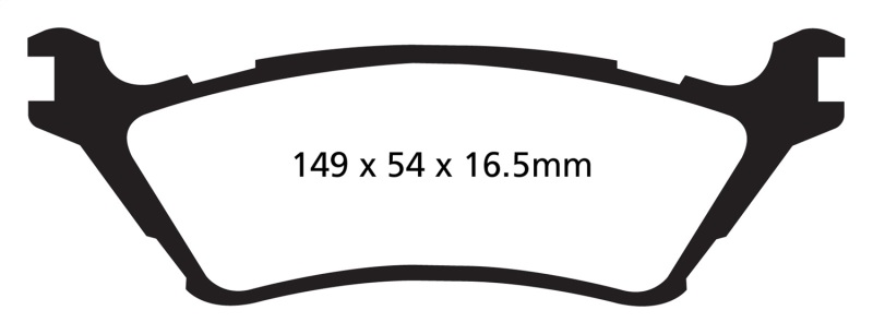 EBC DP41891R Rear Yellowstuff Street And Track Brake Pads For Ford F-150