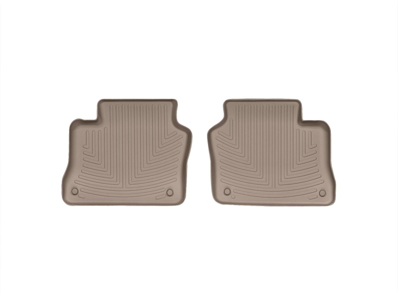 WeatherTech 10+ Porsche Panamera Rear FloorLiner - Tan - 452572