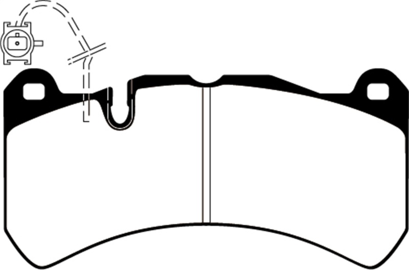 EBC DP42355R Yellowstuff Street & Track Brake Pads Front For Quattroporte