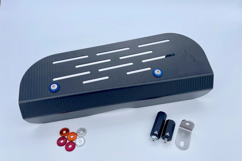 Kartboy 02-14 Subaru WRX/04-21 STi/04-13 Forester EJ Alternator Cover - Carbon Fiber - KB-100-EJ-ALT-CARB