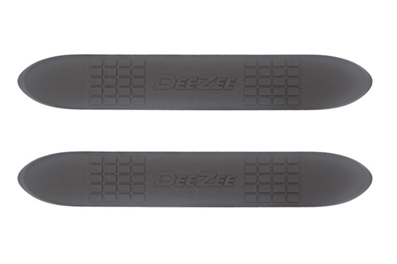 Deezee Universal Service Parts Step Pads 4In Checkered w/ DZ Logo - DZ4INCHECKS