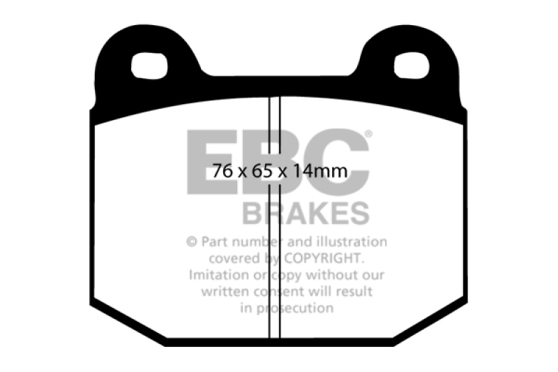 EBC DP51537NDX Disc Brake Pad Set For Infiniti G35 2003-2004 NEW